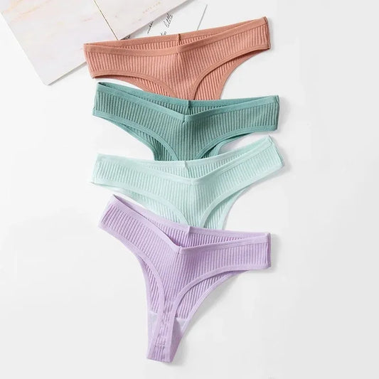 Women's Panties Sexy Lingerie Cotton Thongs G-strings Comfortable Women Underwear Female Underpants Ladies Tangas