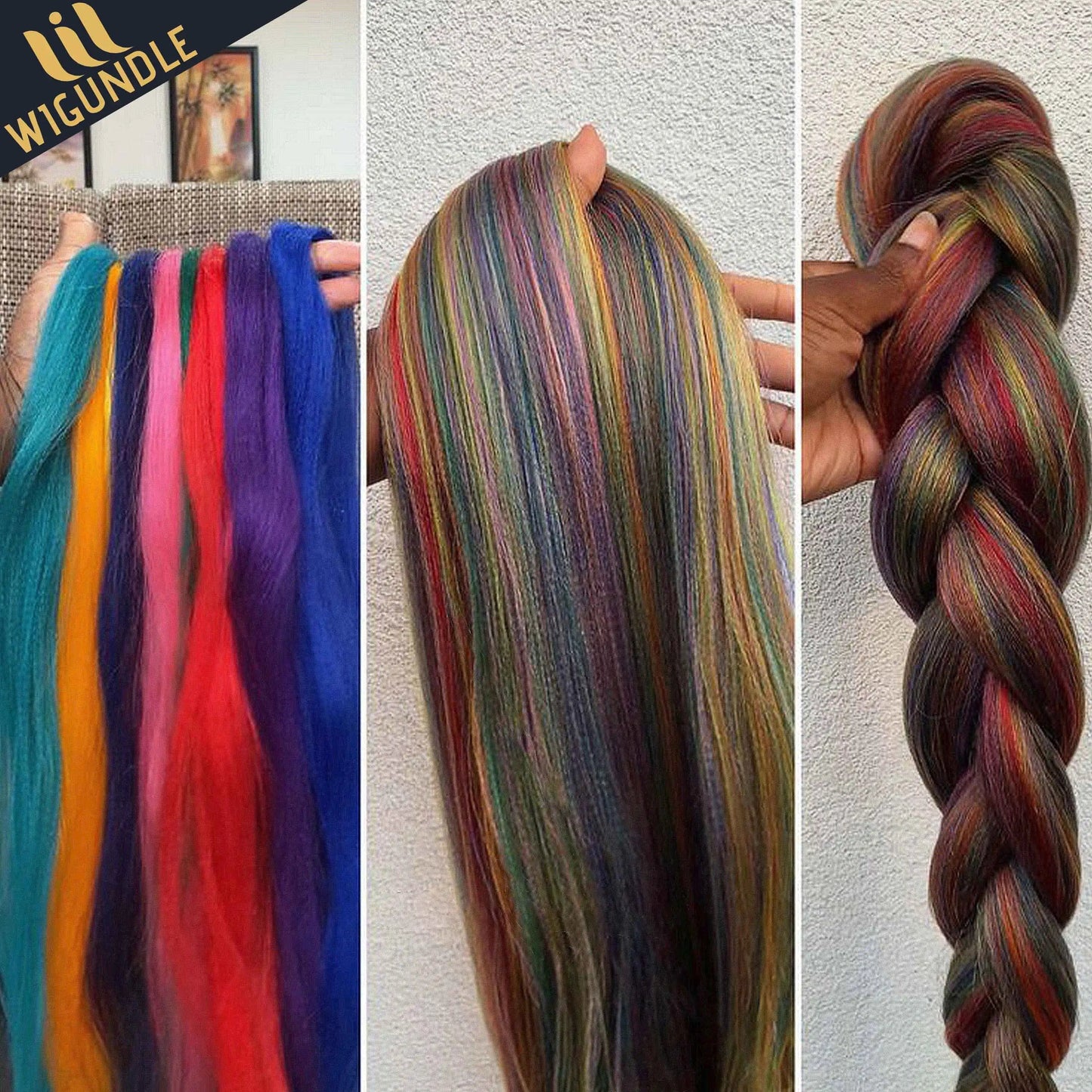 Xpression Jumbo Braiding Hair 82 Inch 165g Crochet Hair Pre Stretched Box Twist Braids Synthetic Hair Extensions For BWomen Viralgem Store