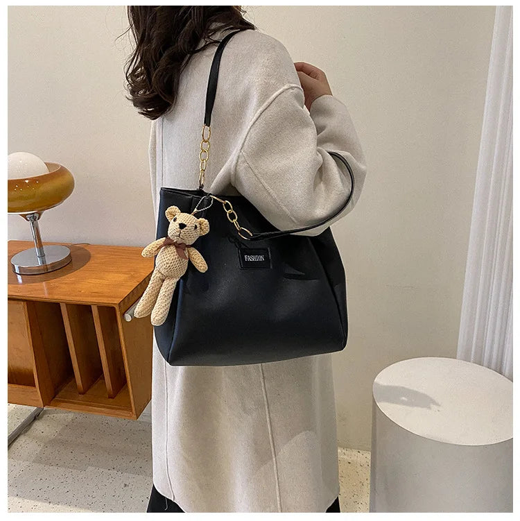 1PC Summer New make-up Bag Simple Shoulder Tote Bag