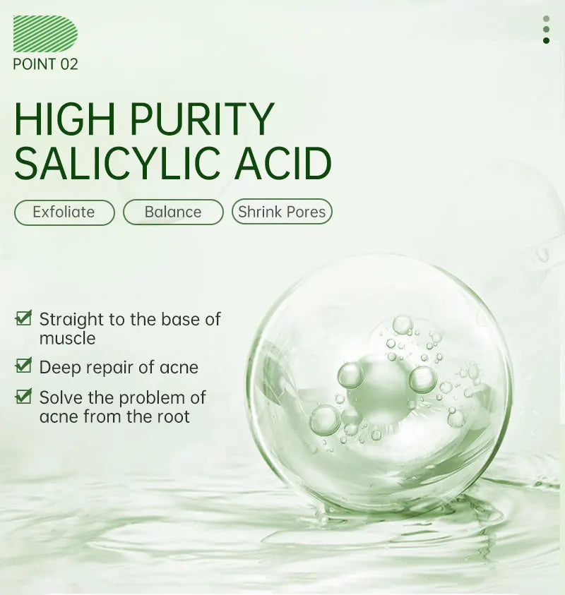 Tea Tree Acne Treatment Facial Serum Moisturizing Hyaluronic Acid Oil Control Pimple Removal Essence Face Serum Skin Care