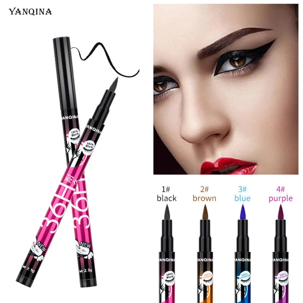 1 Pcs Black Brown Long Lasting Eye Liner Pencil Waterproof Eyeliner Smudge-Proof Cosmetic Beauty Makeup Smooth Liquid Eye liner Viralgem Store