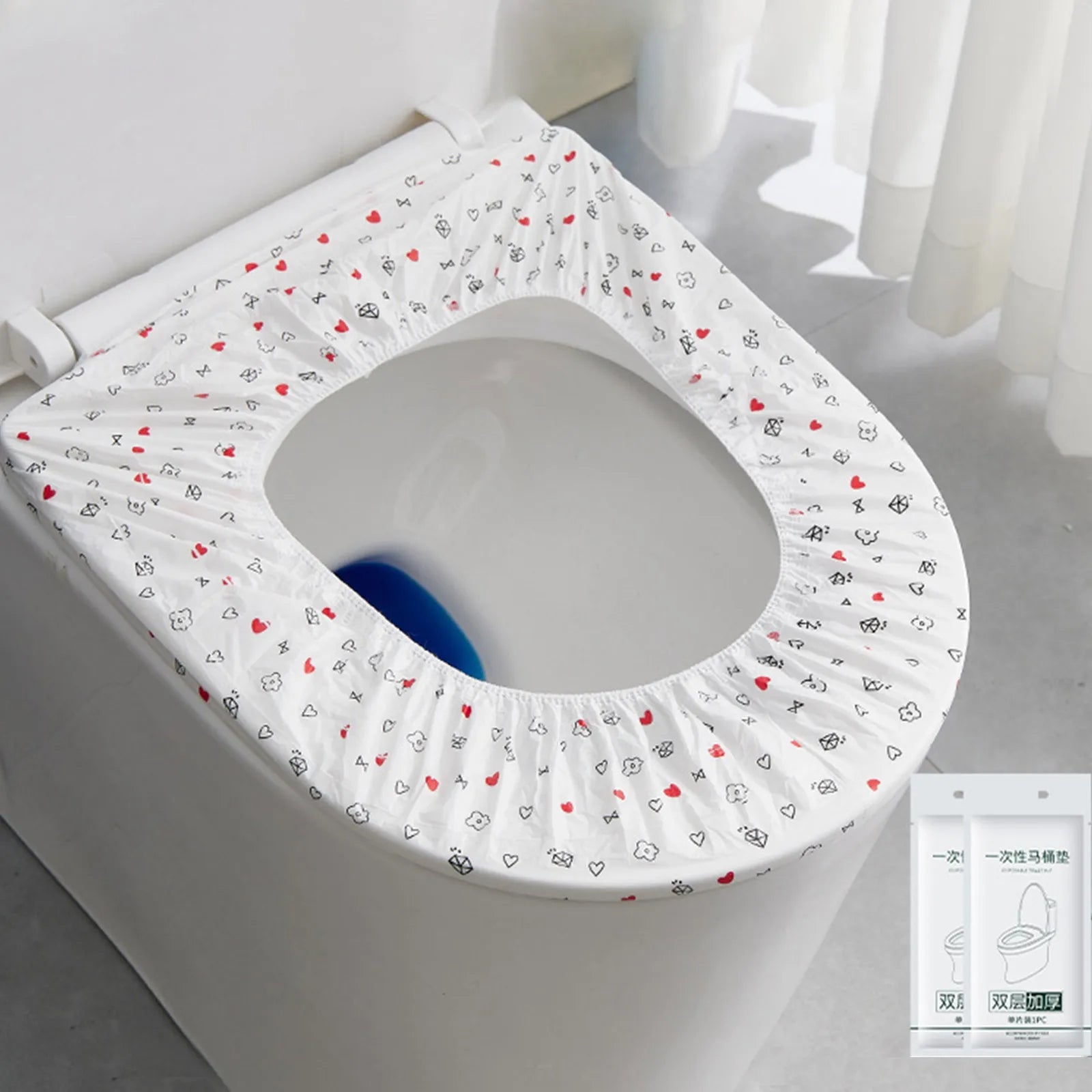 1-50pcs Disposable Toilet Seat Cover Non-woven Fabric Toilet Mat Seat Waterproof Soluble Water Todder Toilet Training Seat Cover Viralgem Store