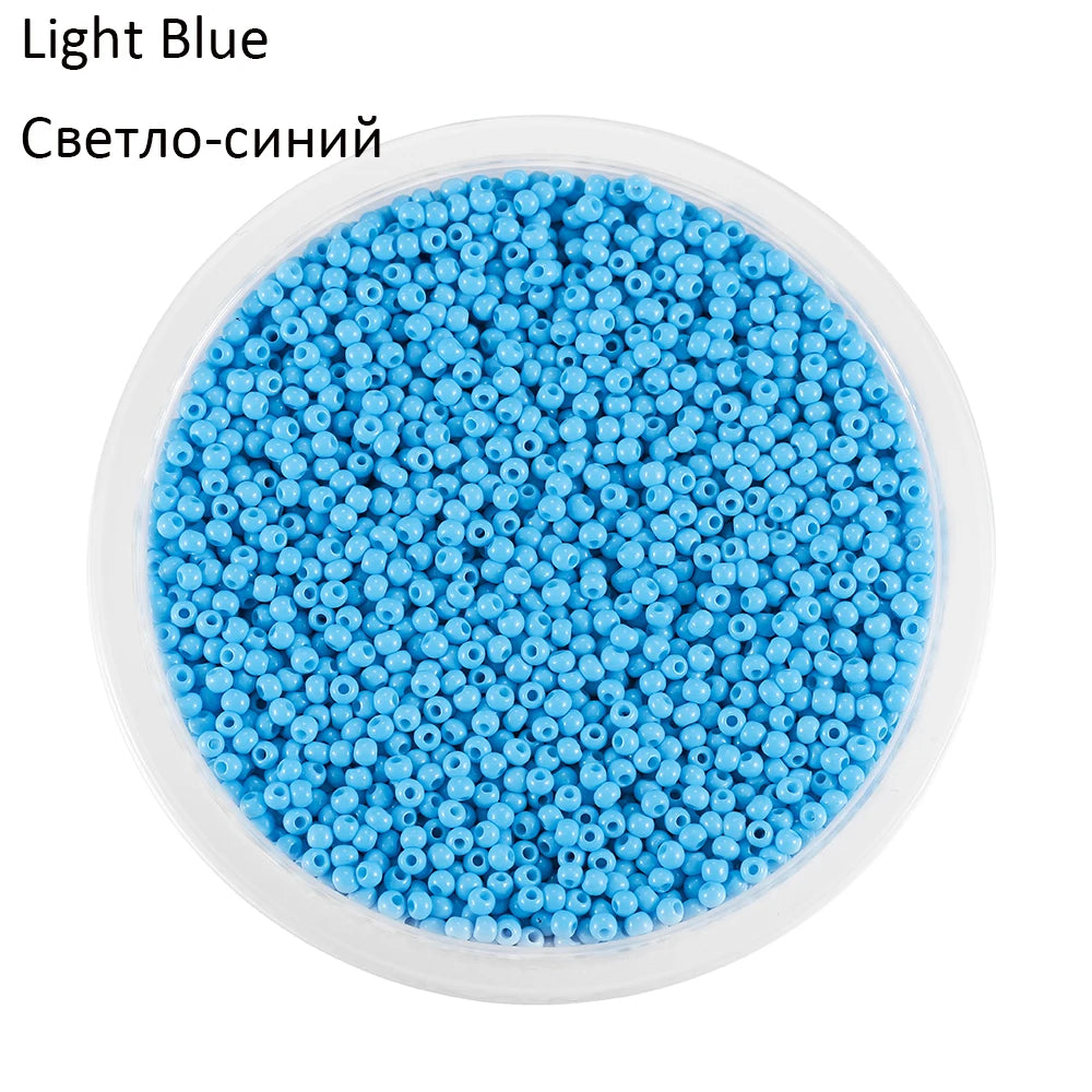 2mm Charm Glass beads Czech Glass Seed Beads Small Round Loose Bead For DIY Jewelry Making Earrings Bracelet