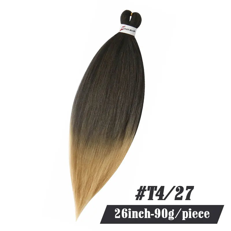 90G Yaki Synthetic Braiding Hair Jumbo Pre Stretched Hair Extensions For Women Kanekalon Curly Crochet Hair Braids Passion Twist