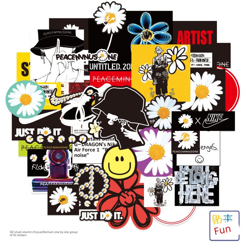 55 PCs G-Dragon Little Daisy Street Fashion Tablet