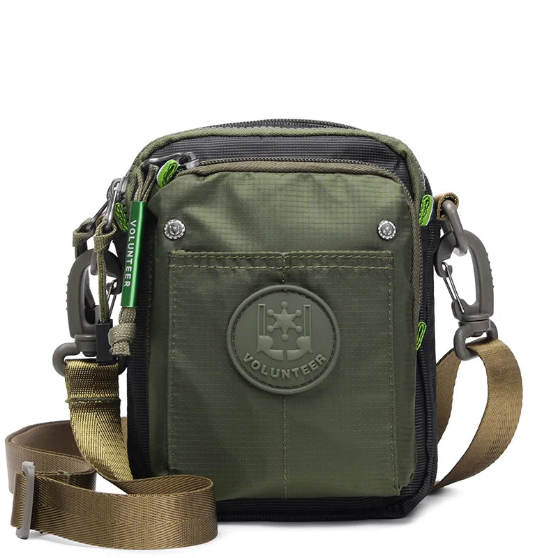 VOLUNTEER Crossbody Bags for Men Fashion Waterproof Phone Oxford Cloth Casual Small Messenger Men's Shoulder Sling Bag 1652-11 Viralgem Store
