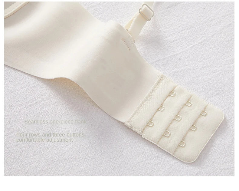 UBAU High-quality lingerie With Beautiful Back, Women's Small Breasts, Sagging-proof, Seamless And Rims-Free Bra