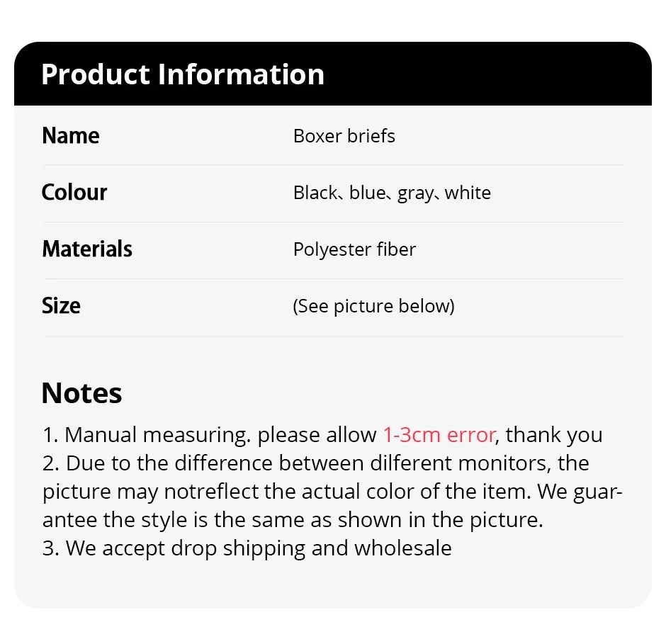 4-piece MEN'S Boyshort Young Men Printed Comfortable Underwear for Middle-aged and Elderly Men to Increase 5XL/6XL Boyshort. Viralgem Store