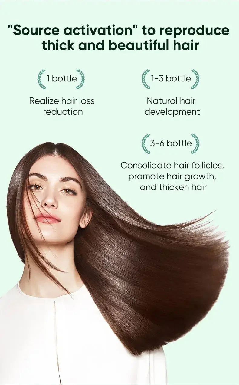 7 Days Ginger Hair Growth Serum Fast Promote Hair Regrowth Products Anti Hair Loss Repair Scalp Baldness Nourish Hair Root Care