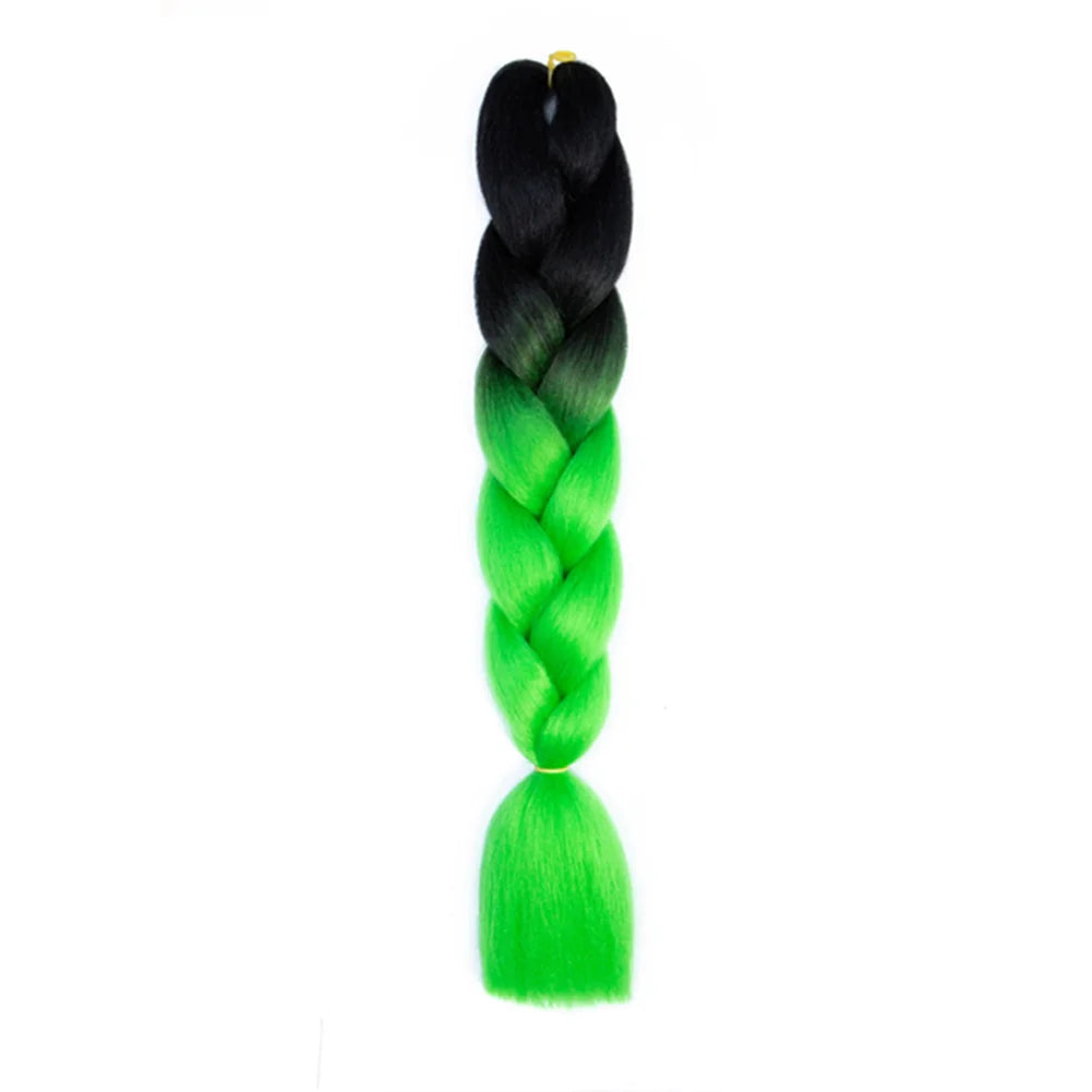 24 Inches DIY Jumbo Braiding Hair Synthetic Hair Extensions Afro Ombre Crochet Braid Hair Wholesale For Women