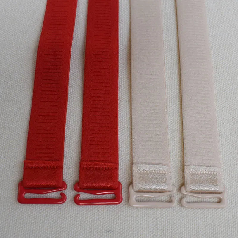 45cm Shoulder Bra Straps Replacement 15mm 18mm Width Elastic Adjustable Removable Multi Color for Women Double Shoulder Elastic