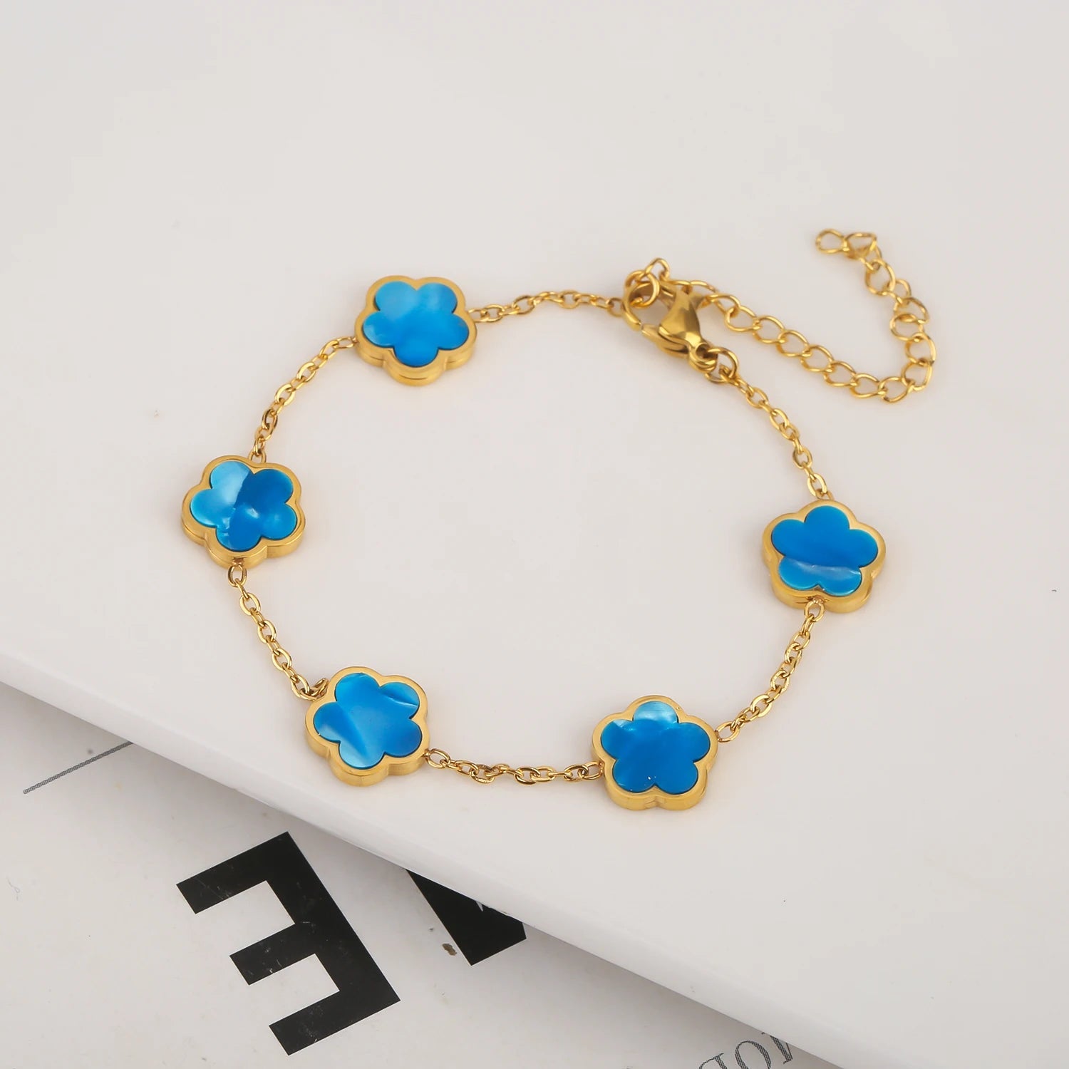 Stainless Steel Non Fading Minimalist Creative Plant Live Leaf Petal Flower Pendant Necklace Earrings Bracelet Jewelry Set Viralgem Store