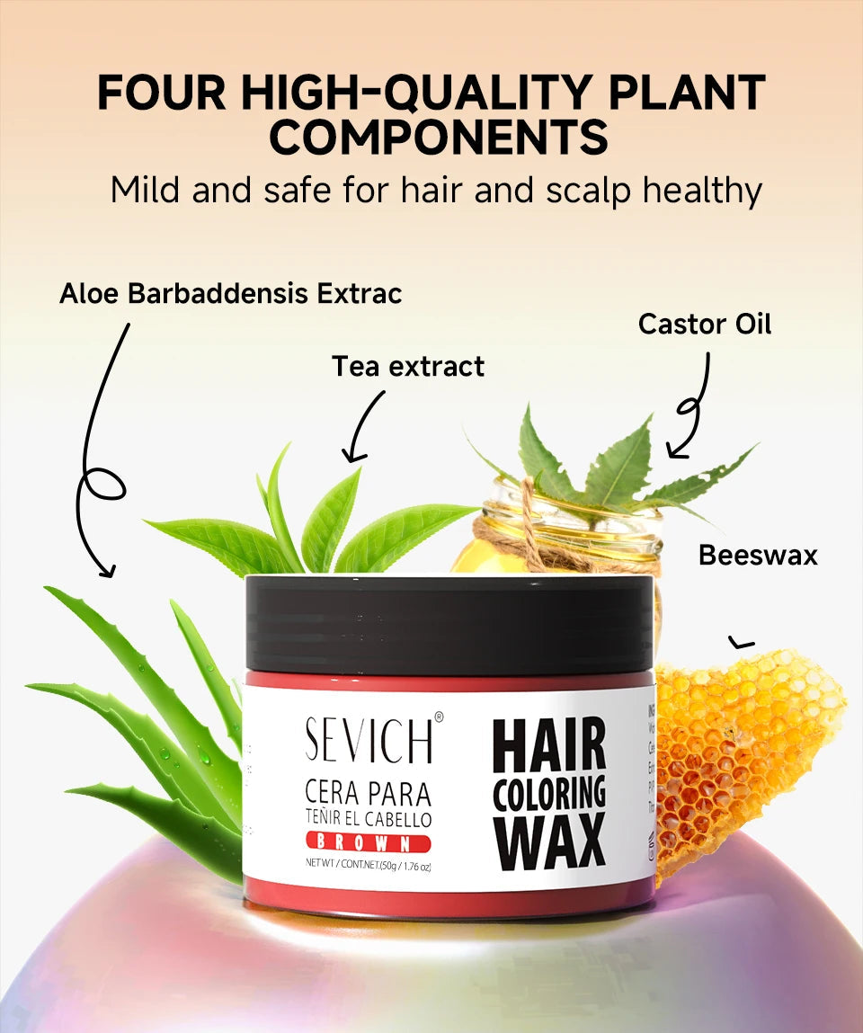 Temporary Hair Color Wax 13 Colors Hair Styling Hair Dyeing Paste Long Lasting Hair Dye Mud Kids Diy Hair Colour Cream Wax 50g Viralgem Store