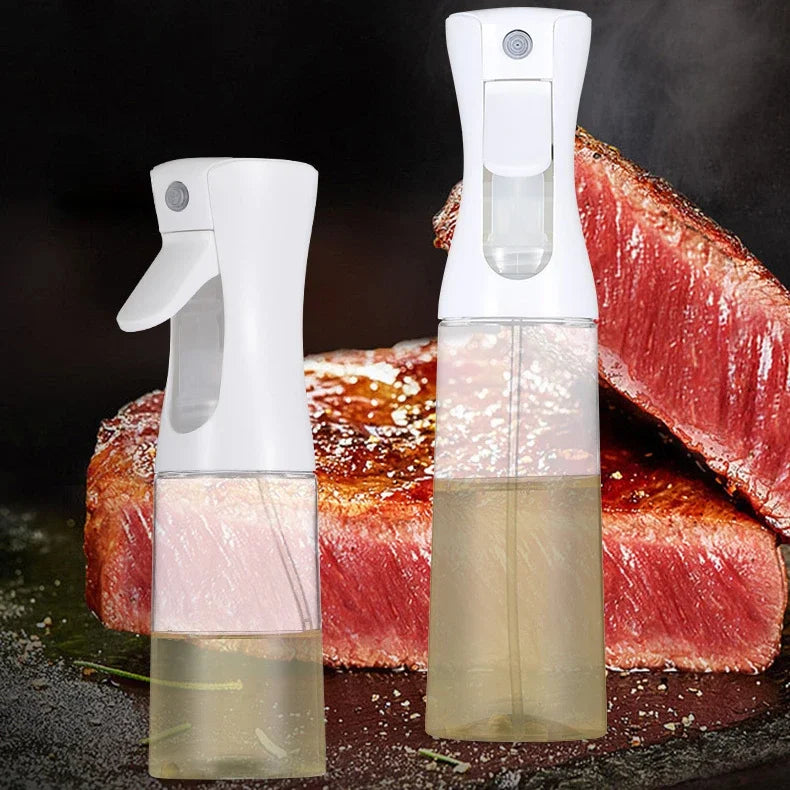300ML Olive Oil Spray Bottle Kitchen Soy Sauce Vinegar Seasoning Container Dispenser for Camping BBQ Roasting Cooking Salad