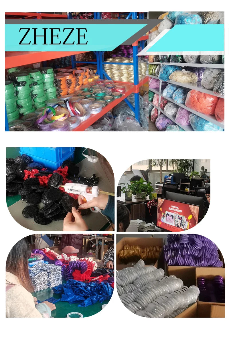 2024 NEWEST Disney Bo Peep 3.3"Ears Headband For Girls 5" Sequins Bow Hairband Festival Party Cosplay DIY Hair Accessories