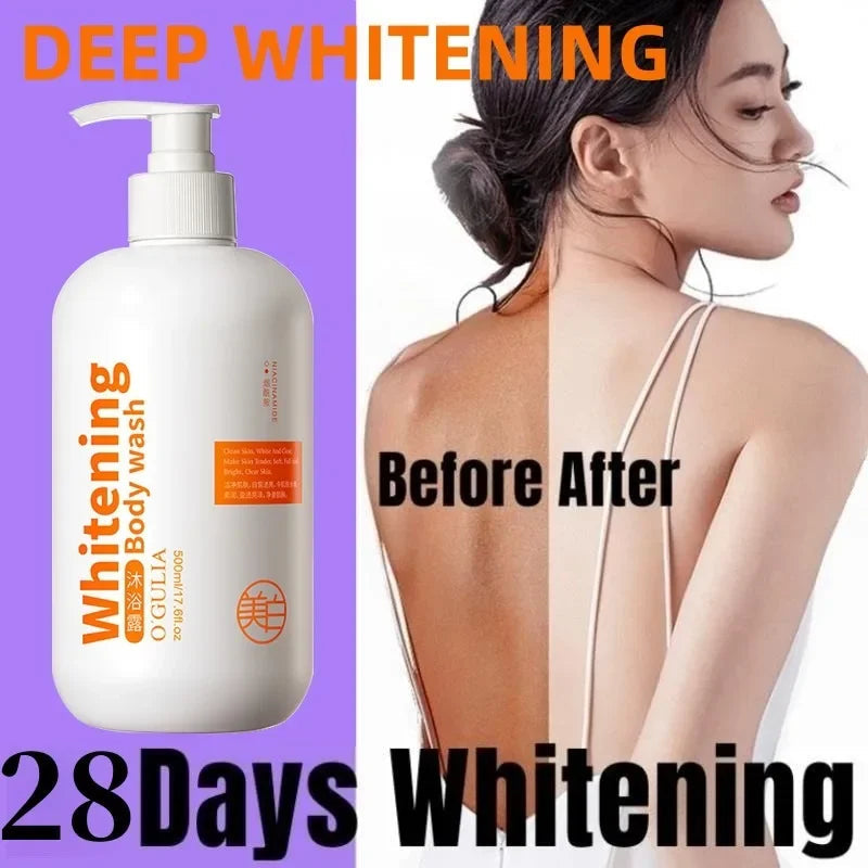 500ml Whitening Body Wash Long-Term Skin Whitening Moisturizing Body Care Shower Gel Viralgem Store