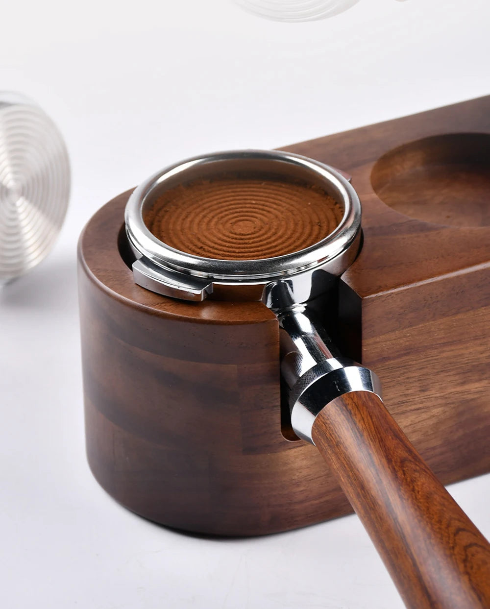 51mm 53mm 58mm Coffee Tampers Spring Loaded Coffee Tamper Ripple Base Aluminum Self Leveling Espresso Tamper Coffee Tamper Kit