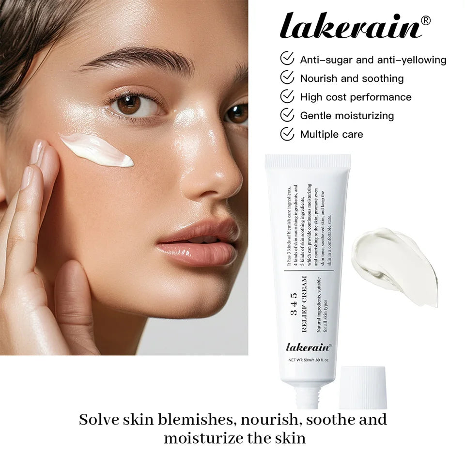345 Relief Cream Address Blemishes Nourish Skin And Provide Moisturizing And Calming  Lifting Beauty Moisturizer Korean Product Viralgem Store