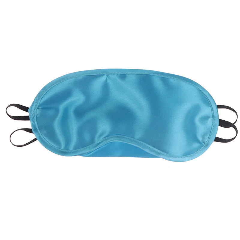 1PC Silk Eye Mask Eyeshade Cover Shade Soft Blindfold Travel Eyepatch Natural Sleeping Eye Patch Sleep Mask Women Men