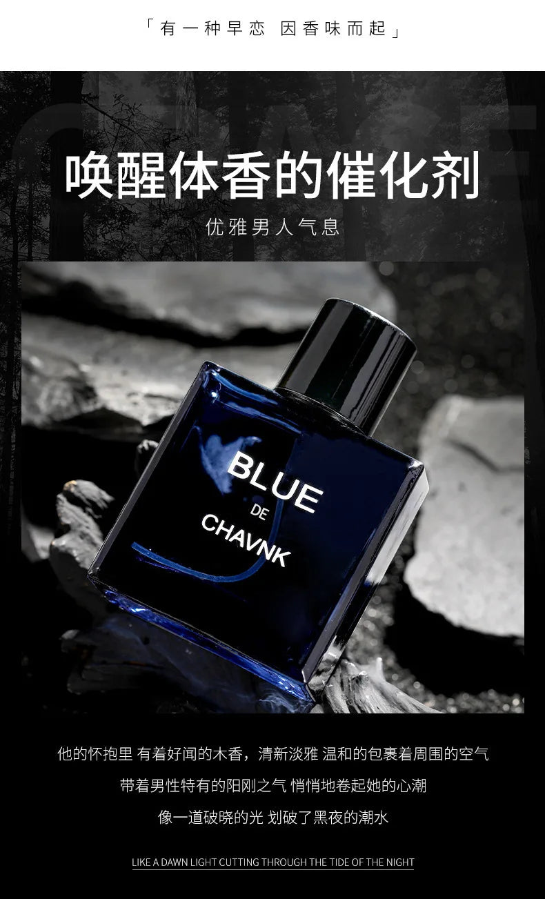 30ml Classic BLUE DE CHAVNK EAU DE PARFUM Pheromone Perfume Sky Blue HOMME SPORT Glamour Fragrance Body Spray for Men Gentlemen