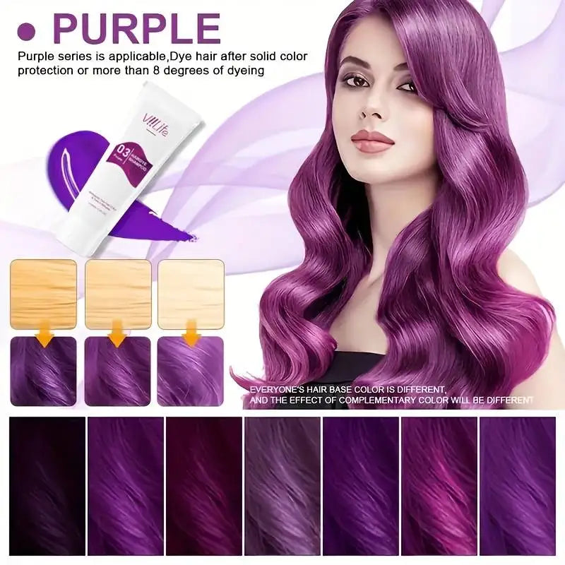Unisex Hair Dye Permanent Styling Hair Color Wax Shampoo Fashion No Damage Quick Coloring Lasting Professional Hairs Dyeing Crea Viralgem Store
