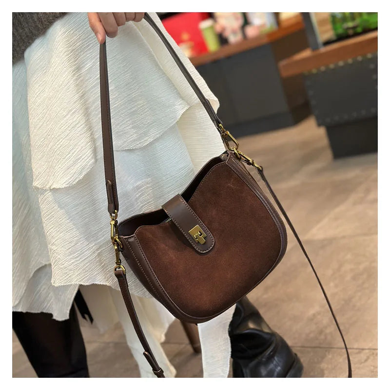 Women‘s Cowhide Genuine Leather Shoulder Bag Ladies Soft Cow Real Leather Handbag Female Fashion Luxury Design Crossbody Bags Viralgem Store
