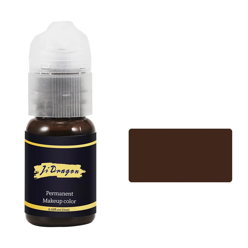 15ml Tattoo ink Pigment Color Paint Set Mix Permanent Makeup Microblading Eyebrow Lip Eyeliner SMP Beauty PMU Body Art Supplies