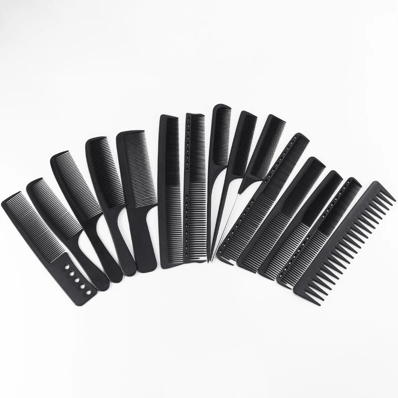 14 Size Hair Comb Anti-static Straight Hair Combs Brushes Salon Hairdressing Hair Combs Hair Styling Tools Barber Accessories