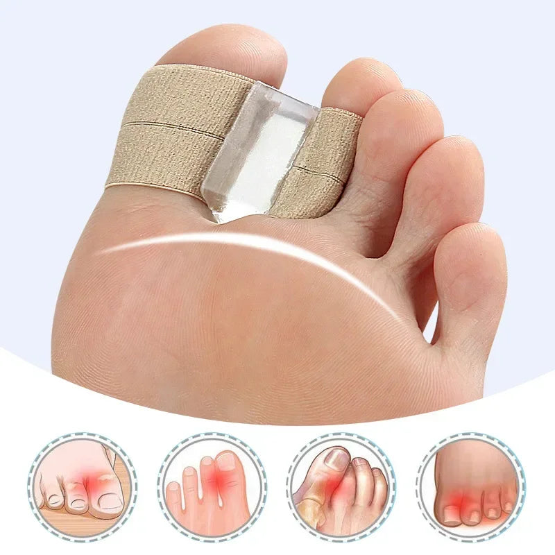 1/2/4Pc TwoToe Separator Hallux Valgus Bunion Corrector Orthotics Feet Bone Thumb Adjuster Correction Pedicure Feet Straightener