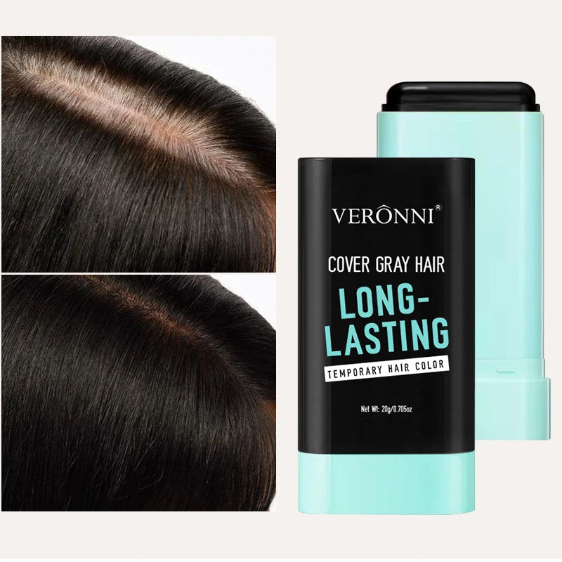 20g Portable Touch-Up Hair Stick,Temporary Hair Dye Stick - Quick Gray Coverage With Applicator Brush,Lasting Beard Color Sticks Viralgem Store