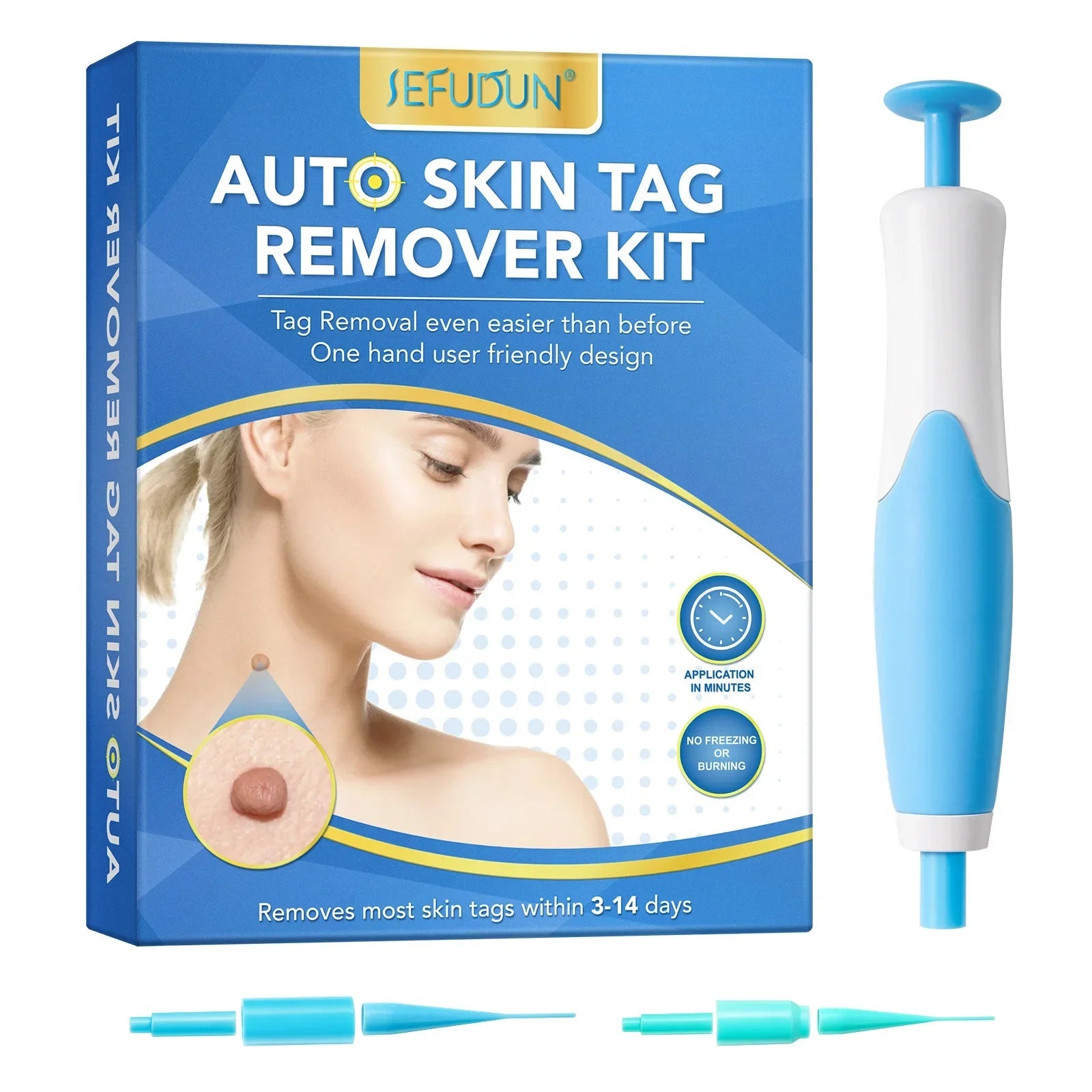 2 IN 1 Auto Micro Skin Tag Remover Device Standard And Micro Skin Tag Removal Kit Adult Mole Wart Remover Face Care Beauty Tools Viralgem Store