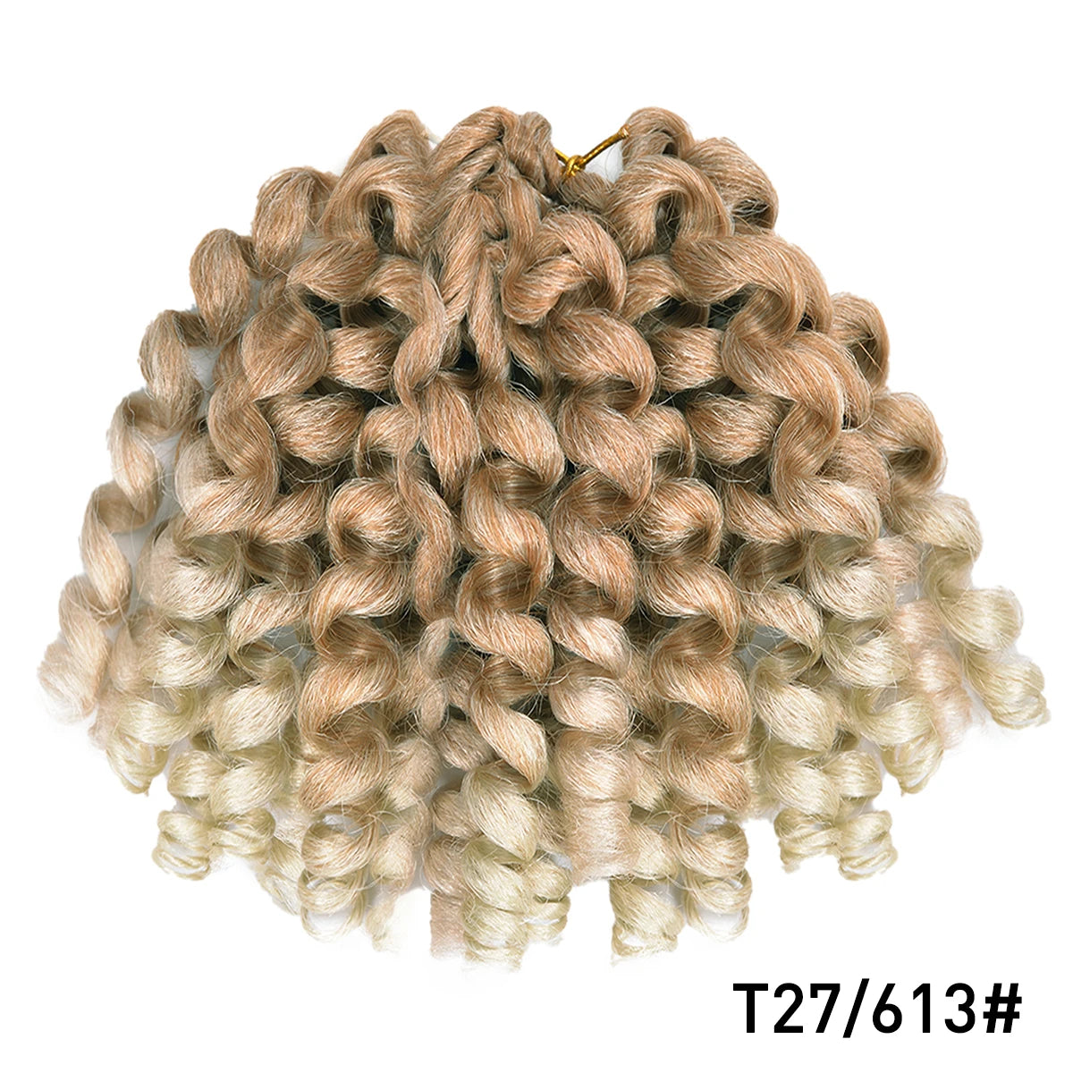 Synthetic Ombre Braiding Hair Jumpy Wand Curl Crochet Braids Hair Extension for Black Women Jamaican Bounce Curly Hair For Women