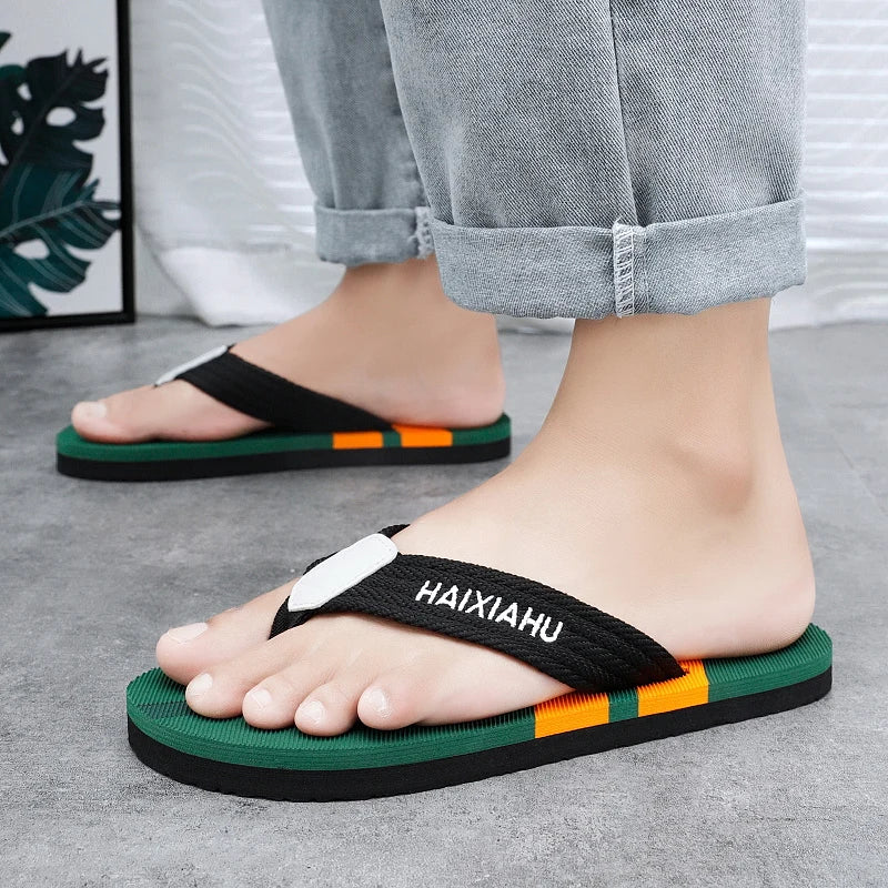 2024 new summer men's ultra-light EVA sole fashion comfortable sandals flip-flops