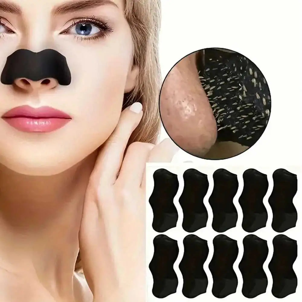 20/30/40/50pcs Nose Blackhead Remover Mask Deep Cleaning Shrink Pore Acne Treatment Mask Facial Cleansing Beauty Health Care