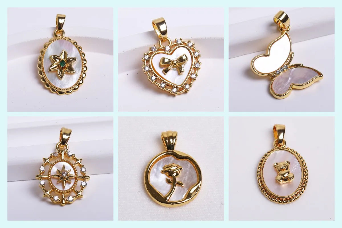 4/5.5MM Brass Cord Ends 18K Gold Plated Clam Shell Bead Tip Ball Chain Crimp Findings For DIY Beading Jewellery Making Supplies