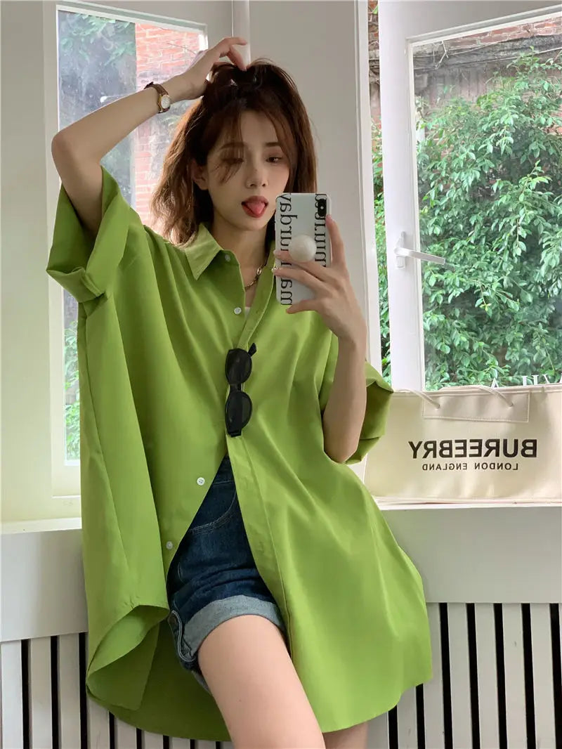 XEJ Elegant and Youth Woman Blouses Oversize Shirts Woman Summer Women's Clothing Spring 2022 Short Hand Shirt Youth Blouses