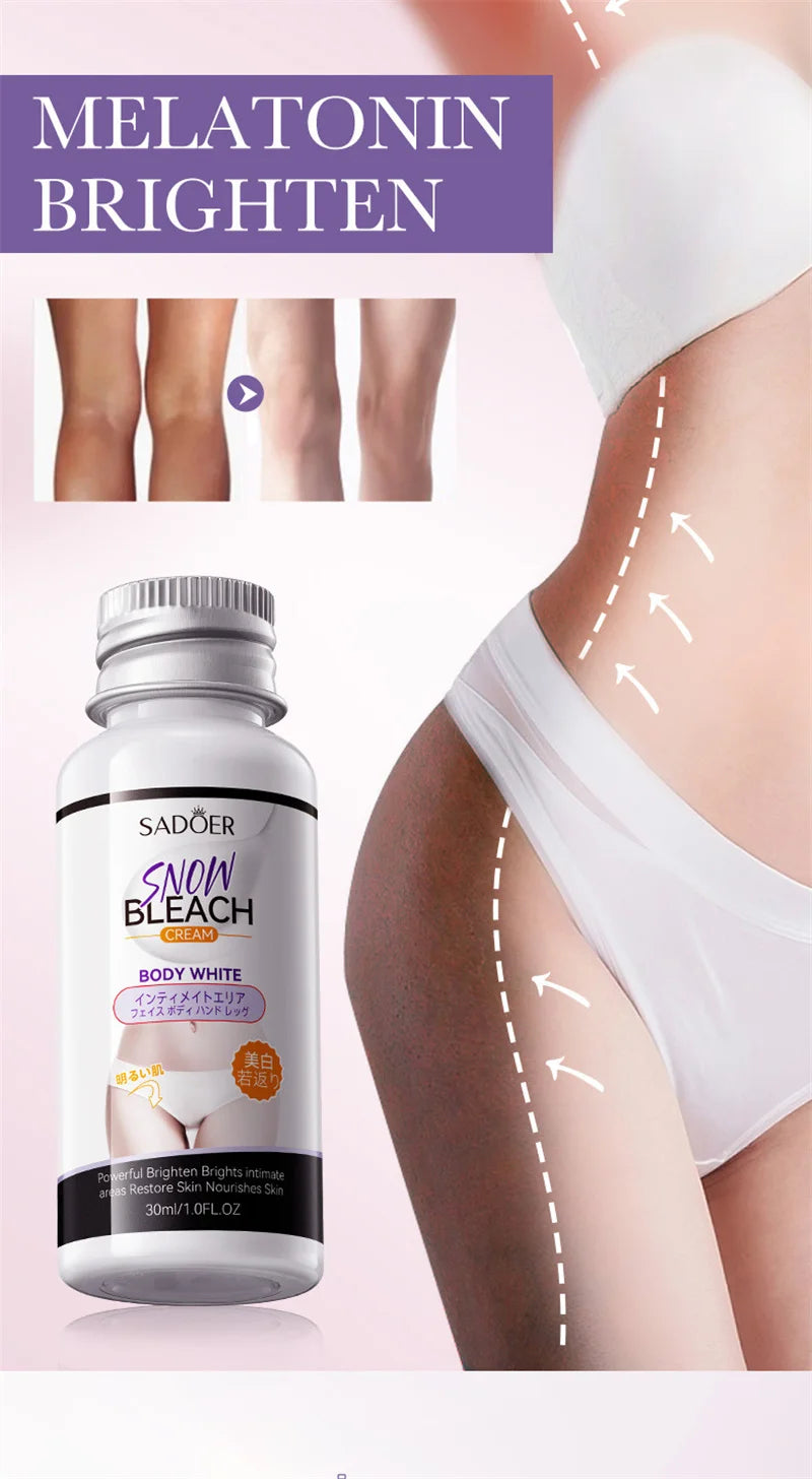 Whitening Cream Private Parts Underarm Bleaching Serum Whiten Butt Knee Brighten Inner Thigh Intimate Parts Dark Remove Melanin Viralgem Store