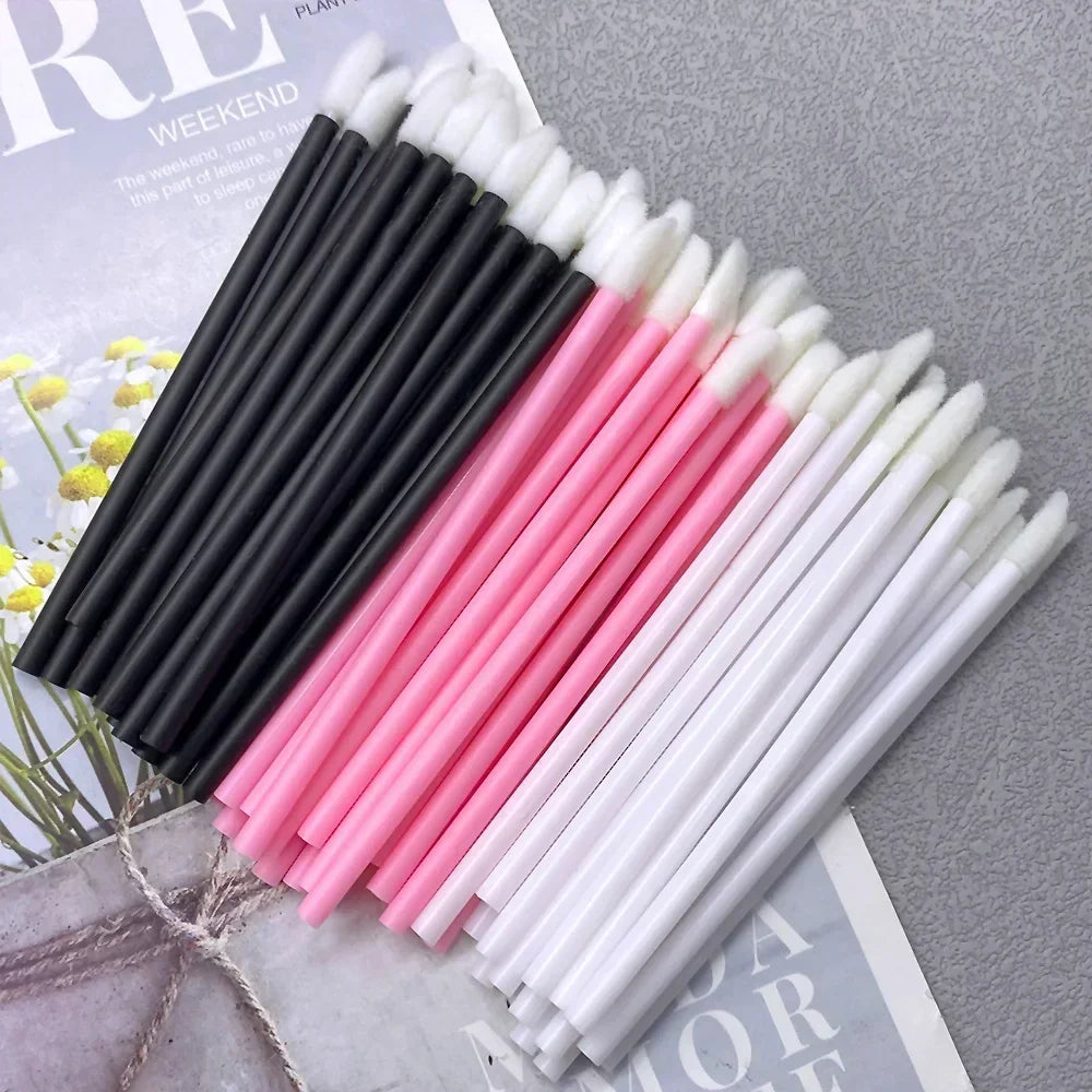 50/1000 PCS Disposable Lip Brush Women Accessories Lipstick Gloss Wands Applicator Perfect Best Make Up Tool Hotting Wholesale