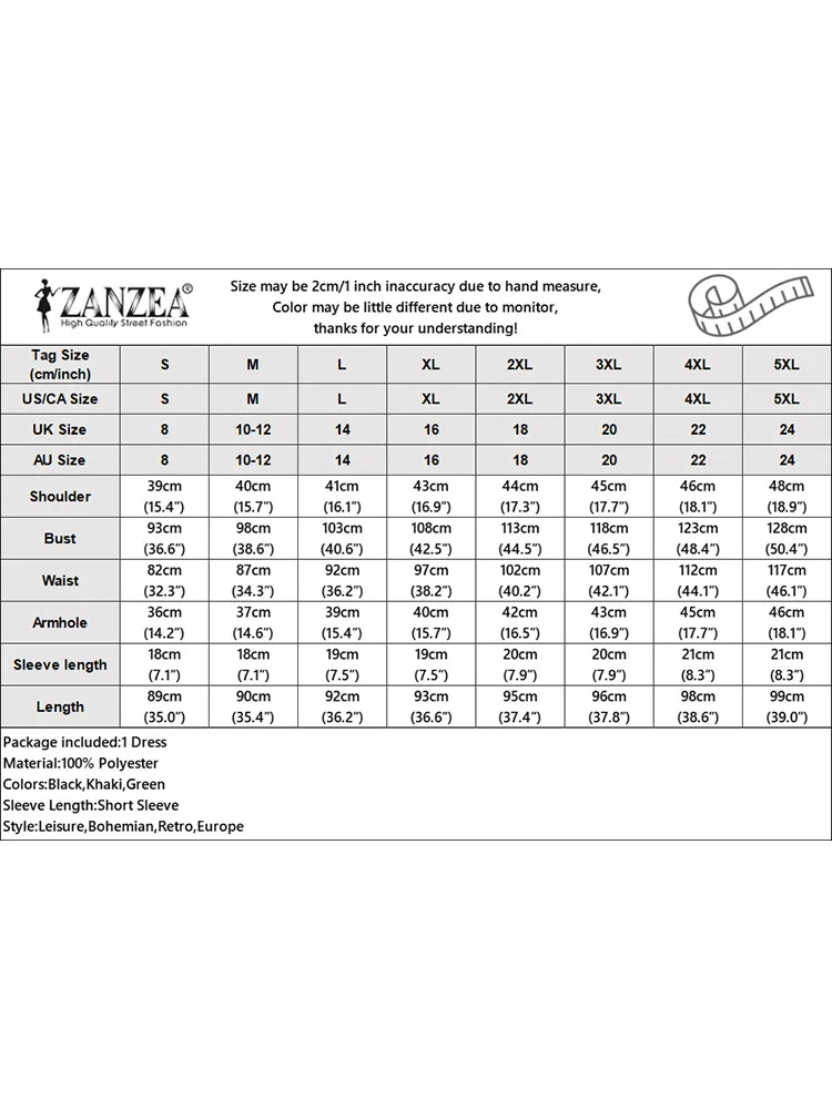 ZANZEA Women Summer Cargo Dress Fashion Solid Shirt Vestidos Vintage Loose OL Work Sundress Green Elegant Holiday Dresses Kaftan Viralgem Store