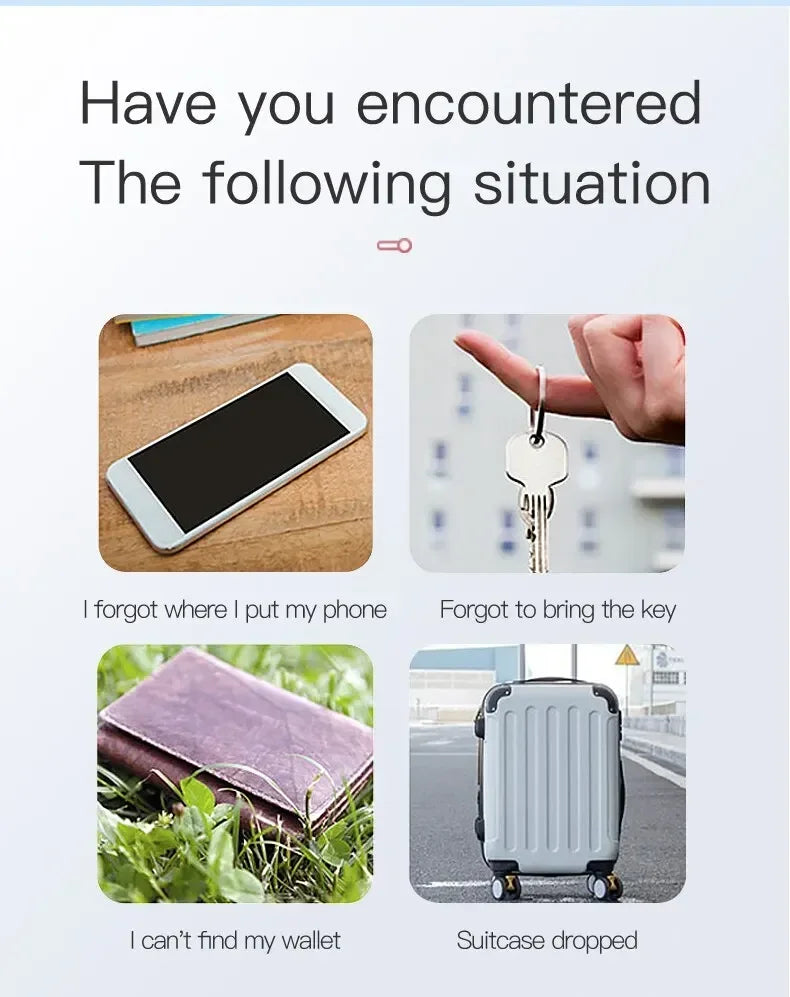 Xiaomi Mini GPS Tracker Bluetooth 5.0 Air Tag Anti-Lost Device Pet elderly Kids Wallet Tracking IOS Android Smart Finder Locator