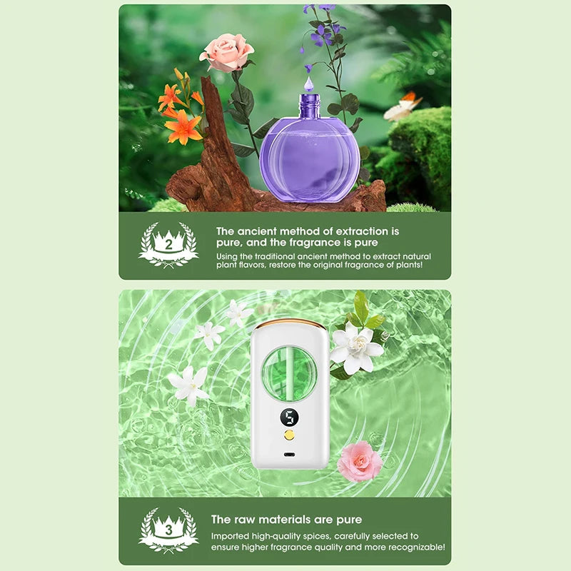 Xiaomi Smart Aromatherapy Machine Air Freshener Purifier Automatic Sprayer Essential Oil Perfume Diffuser Living Room Deodorizer Viralgem Store