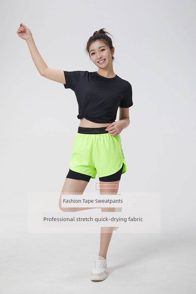 Yoga Women's Super Stretch Wide Leg Quick-Drying Workout Shorts