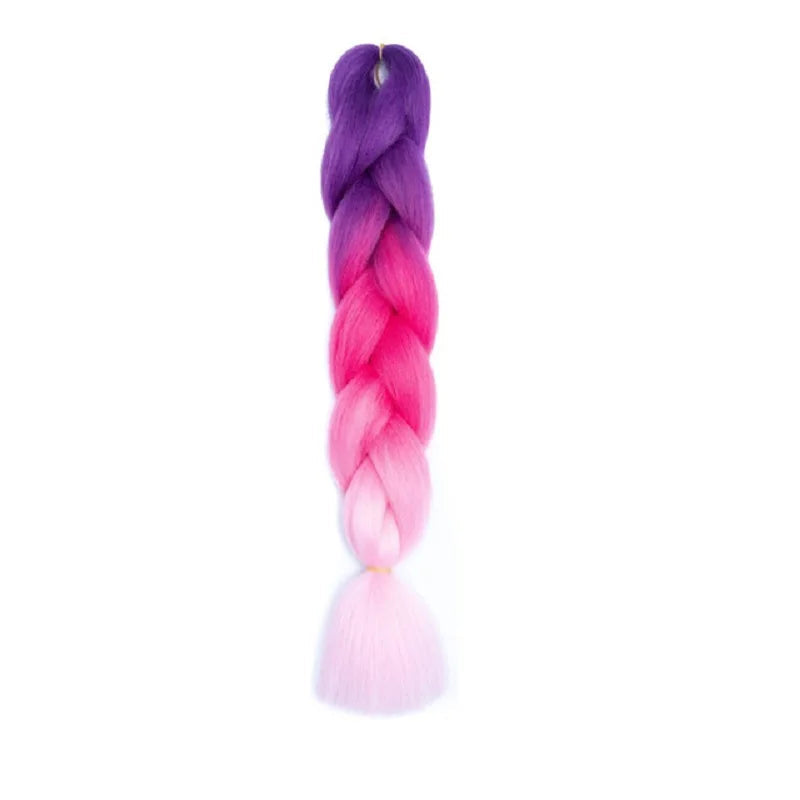 WIGSIN 24Inch Synthetic Long Straight Jumbo Braiding Hair Extension DIY Box Twist Crochet Hairpiece for Women Viralgem Store
