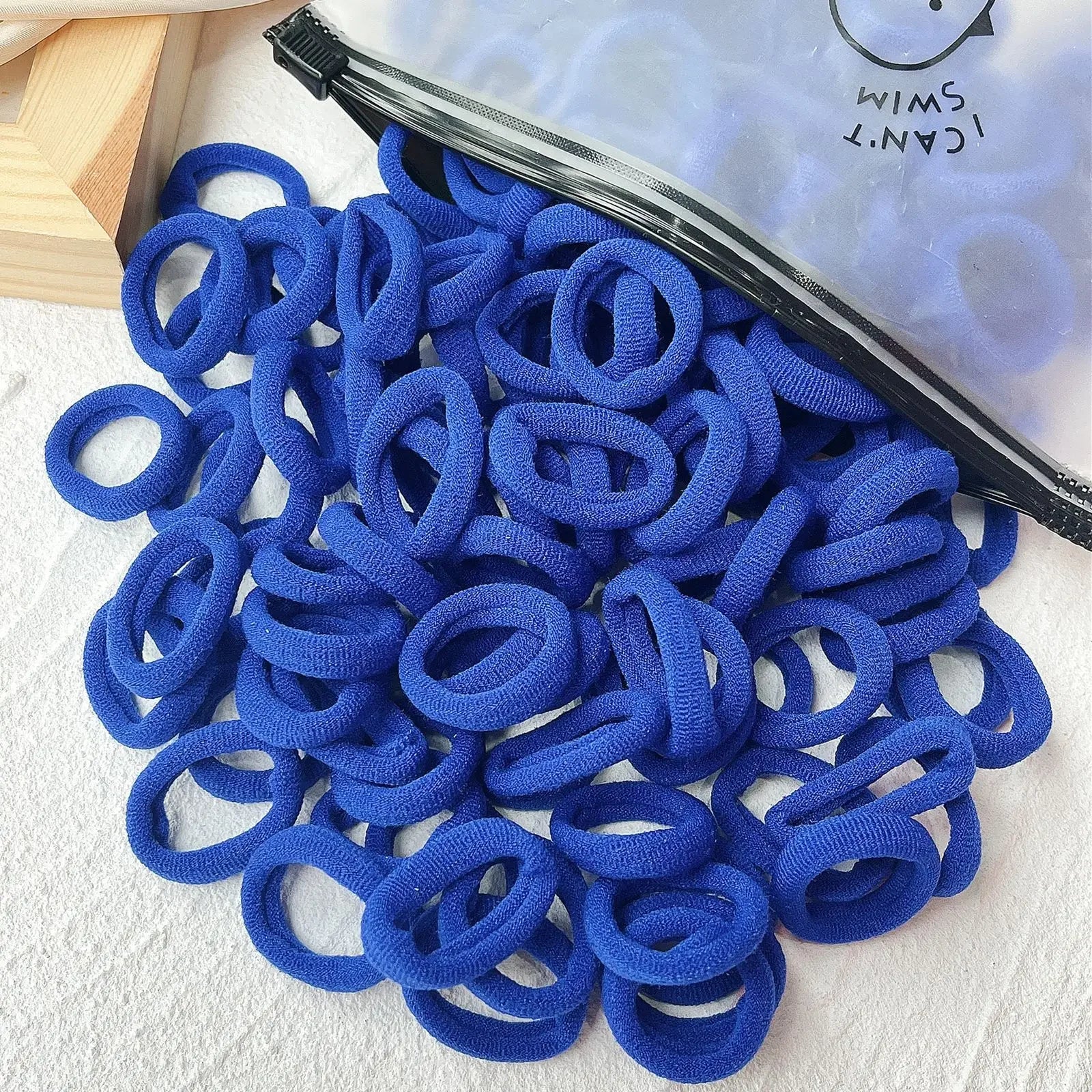 50/100Pcs Hairbands Girls Candy Color Elastic Rubber Band Hair Bands Child Baby Headband Scrunchie Kids Hair Accessories Viralgem Store