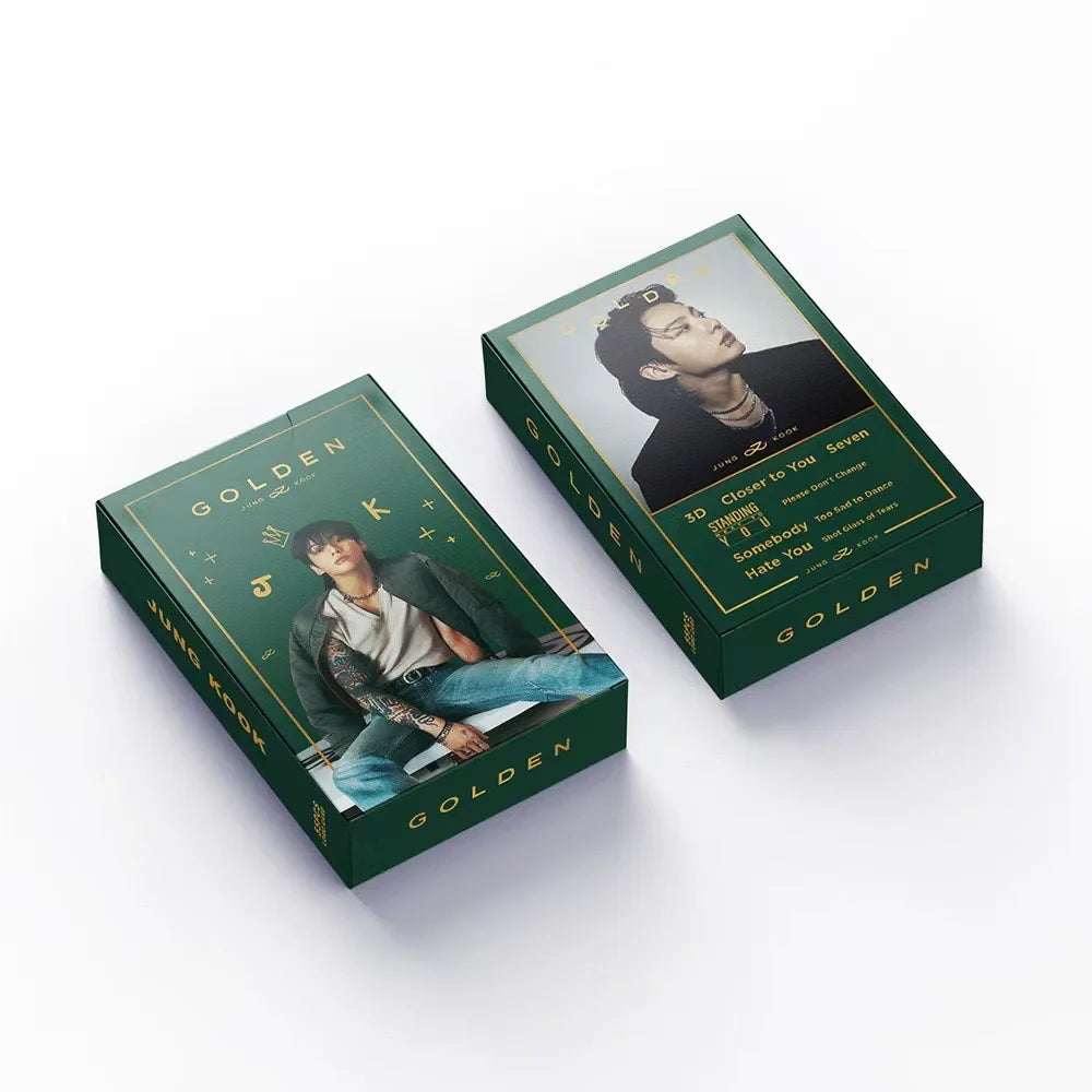 55Pcs/Box Kpop GOLDEN Solo Photocards Lomo Cards Photo Card for Fans Collection