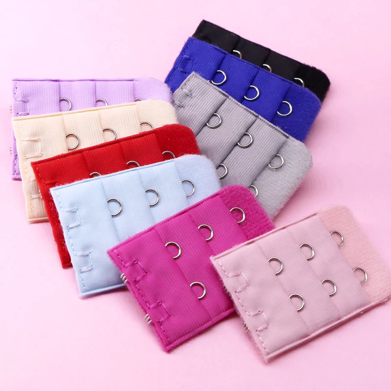 4/5/8pcs Bra Extenders Buckle Extension 3 Row 2 Hooks Bra Strap Extender Sewing Tool Intimates Lengthened Bra Hook Extenders Viralgem Store