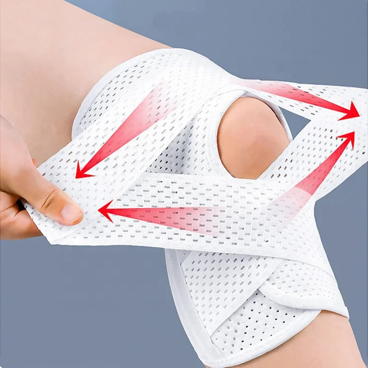 1PC Sports Kneepad Men Women Pressurized Elastic Knee Pads Arthritis Joints Protector Fitness Gear Volleyball Brace Protector