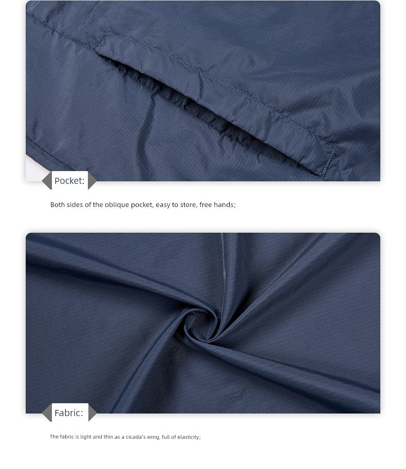 361 Degrees Men's Sun Protection Outwear New 2024 Summer Breathable Skin Clothing 361 Men Lightweight Sports Tops