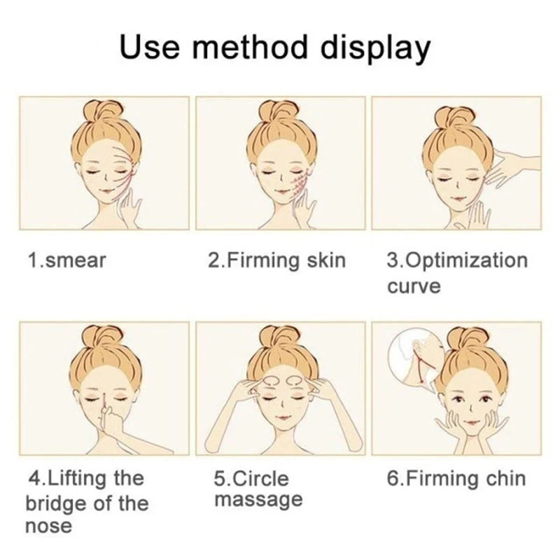 V-Shape Slimming Cream Firming Face-lift Slimming Removal Masseter Muscle Double Chin Face Fat Burning Anti-aging Products