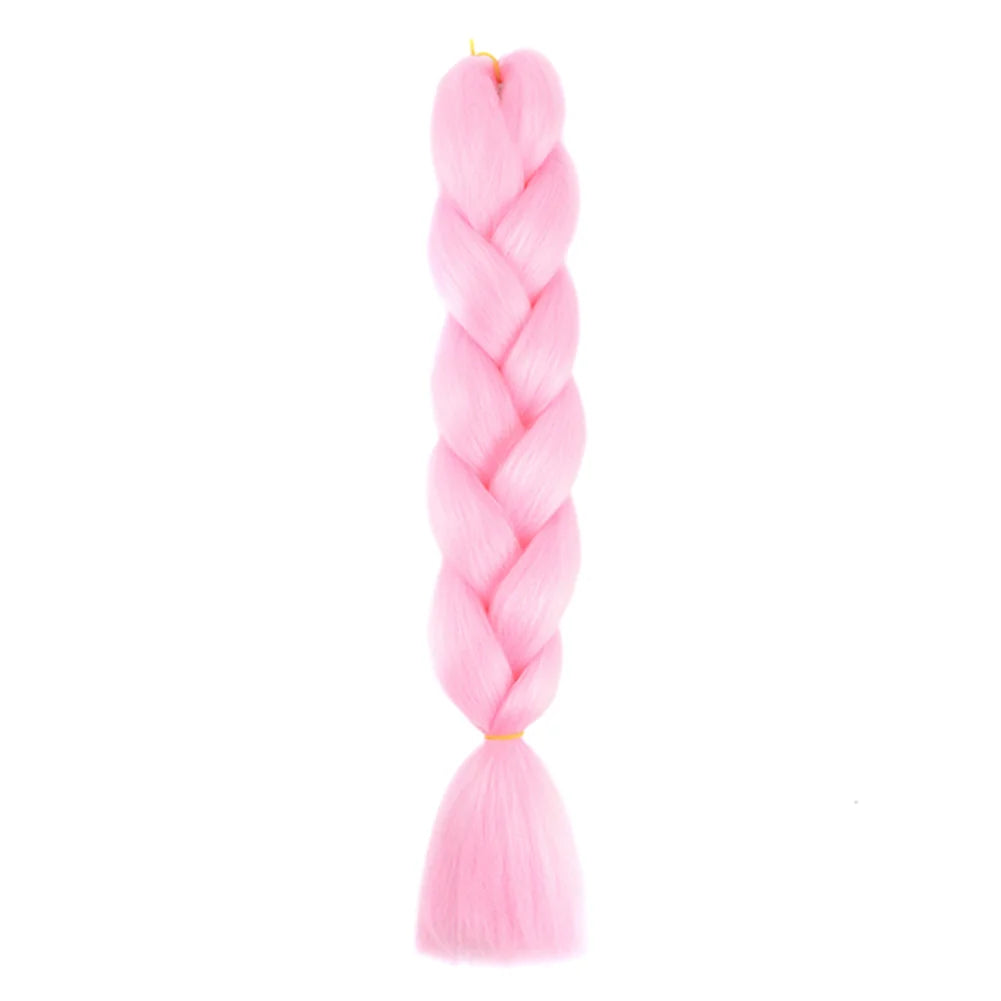 24 Inches DIY Jumbo Braiding Hair Synthetic Hair Extensions Afro Ombre Crochet Braid Hair Wholesale For Women Viralgem Store